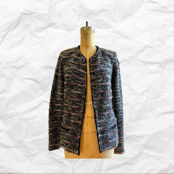 Isabel Marant Etoile Multicolor Bouclé Blazer - Picture 2 of 7